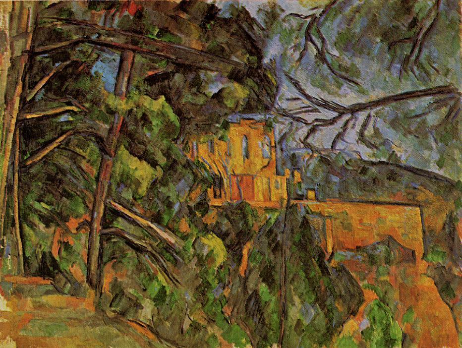 Chateau Noir 1 - Paul Cezanne Painting